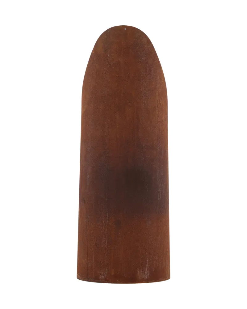 Bastian Feuersäule rund aus Stahl in Ø 37 cm, Rostorange, Ansicht 7