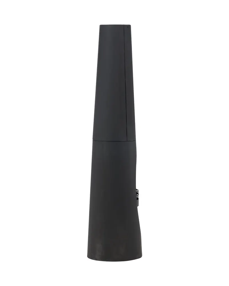 Bastian Feuersäule rund aus Stahl in Ø 33 cm, Schwarz, Ansicht 10