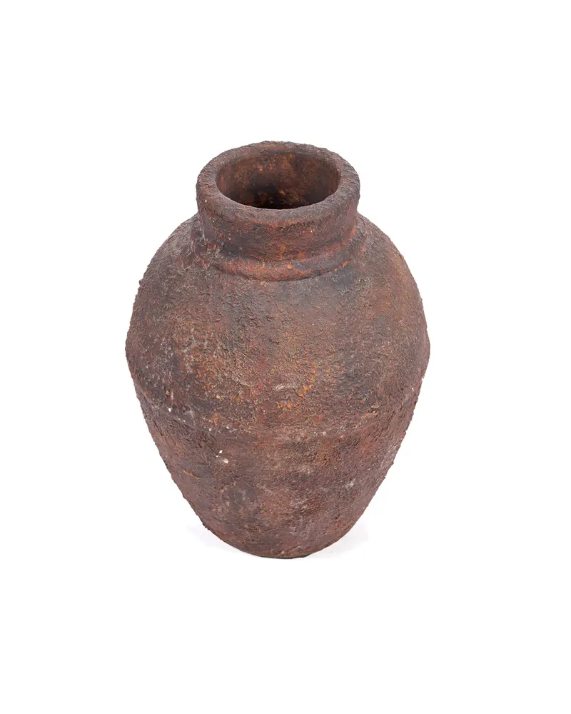 The Amphora Rustica Vase, Terrakotta-Vase von Bazar Bizar, Größe M, Burgunderrot, Ansicht 6