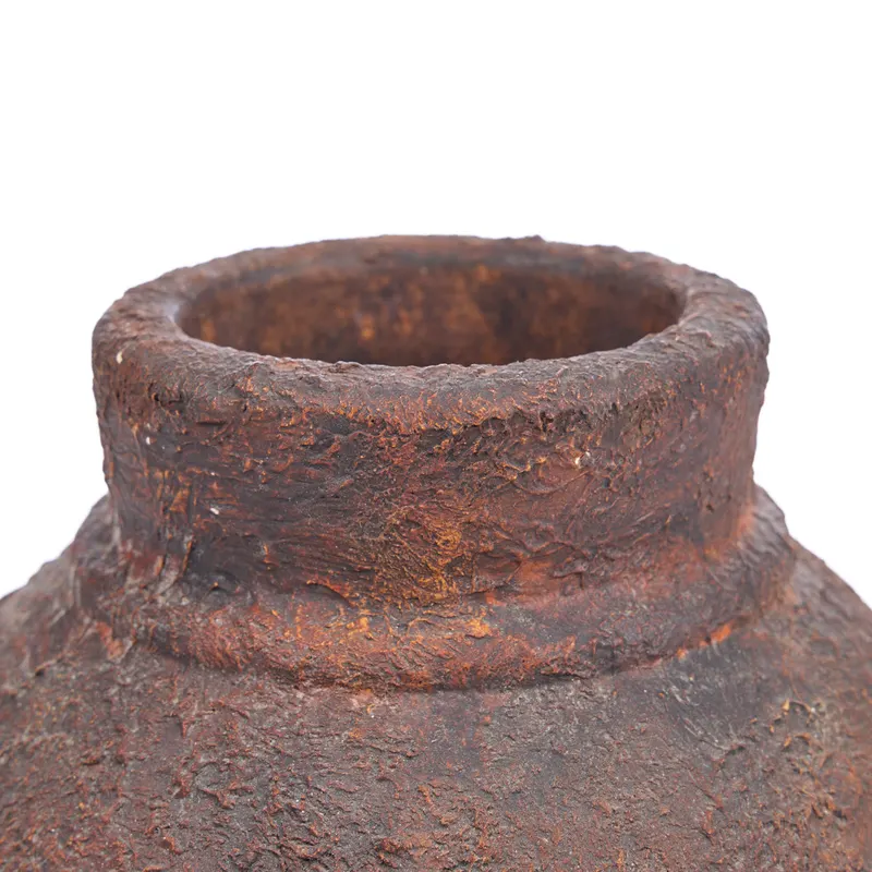The Amphora Rustica Vase, Terrakotta-Vase von Bazar Bizar, Größe M, Burgunderrot, Ansicht 7