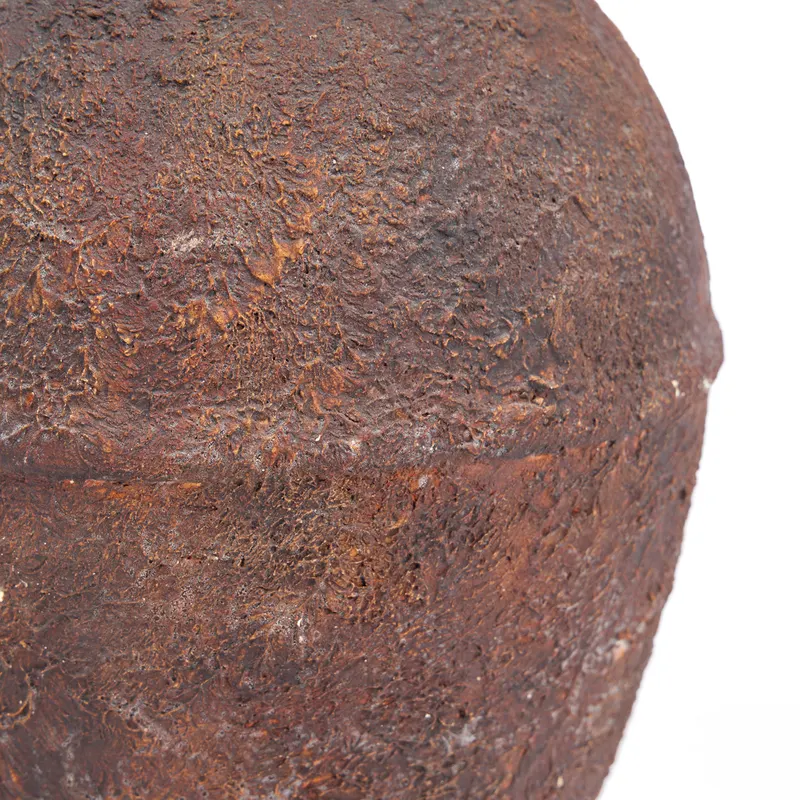The Amphora Rustica Vase, Terrakotta-Vase von Bazar Bizar, Größe M, Burgunderrot, Ansicht 8