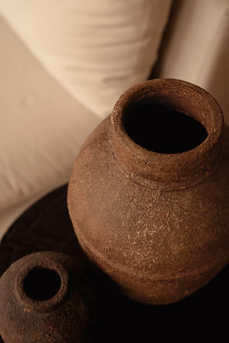 The Amphora Rustica Vase, Terrakotta-Vase von Bazar Bizar, Größe L, Ansicht 4