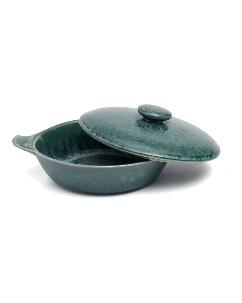 The Aqua Stew Pot Kochgeschirr von Bazar Bizar, Größe 25 × 25 × 8,5 cm, Blau, Ansicht 3