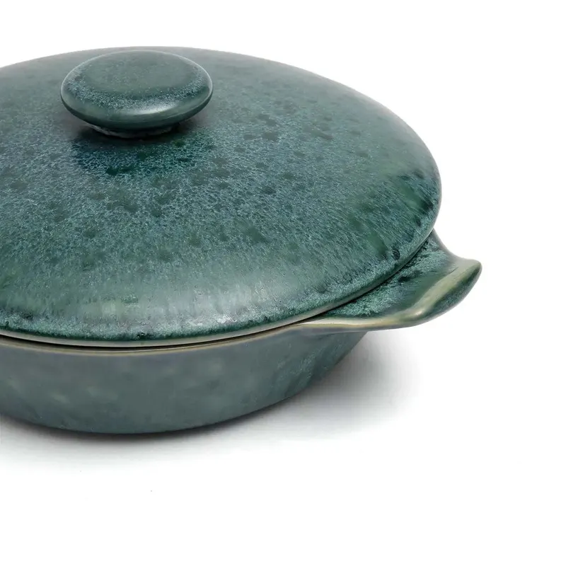 The Aqua Stew Pot Kochgeschirr von Bazar Bizar, Größe 25 × 25 × 8,5 cm, Blau, Ansicht 5