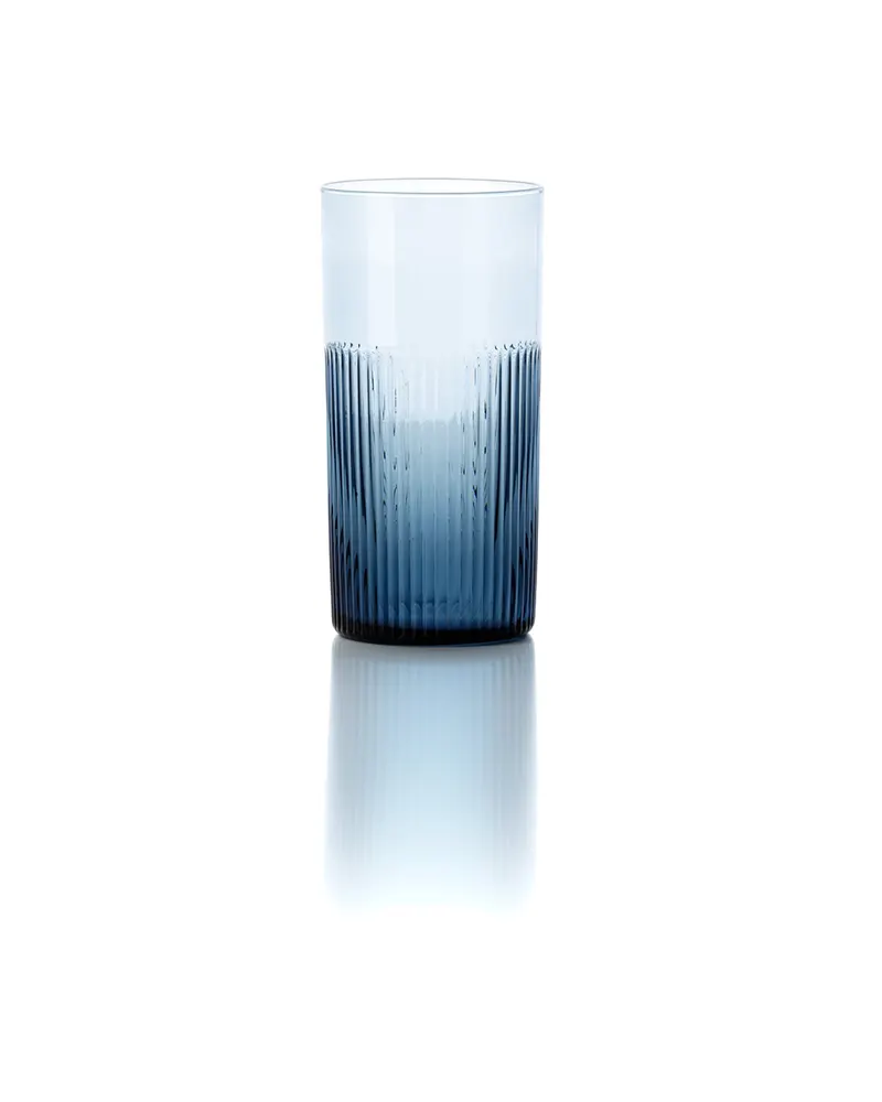 The Azure Rippled High Tumbler Trinkglas