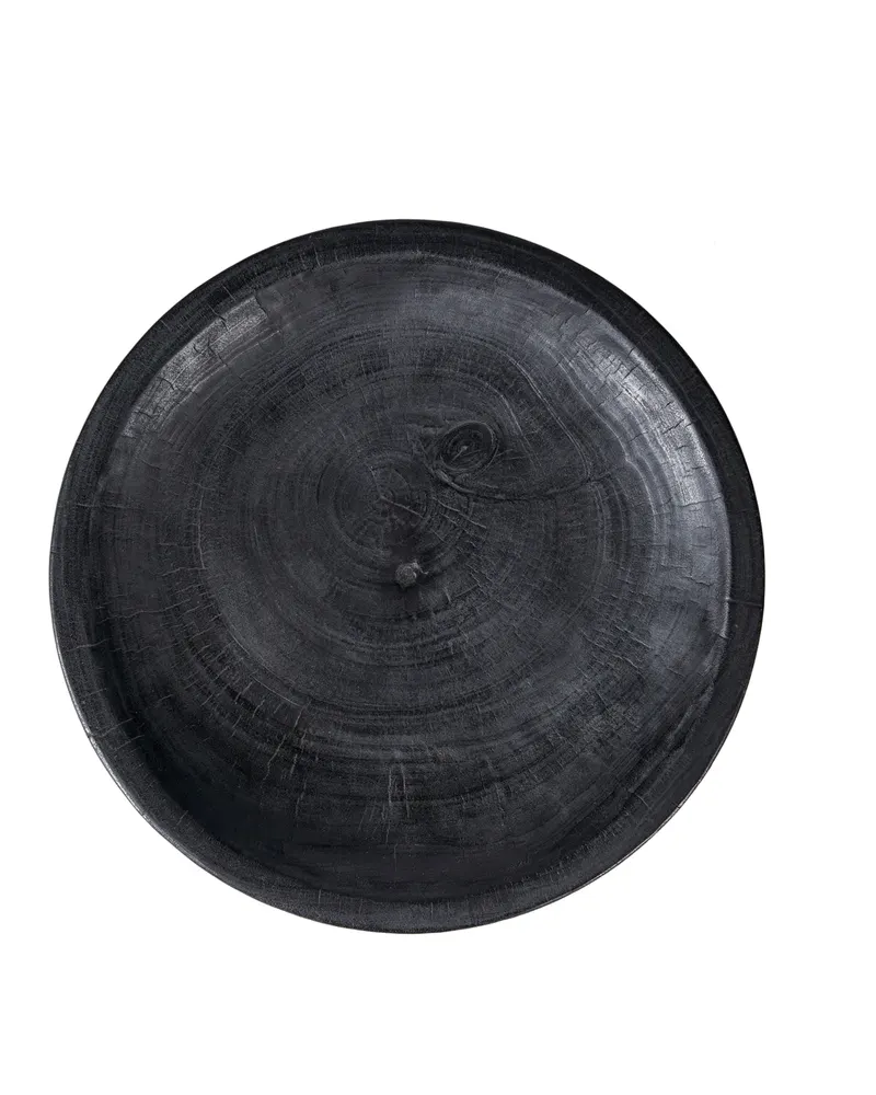 The Bali Dulang Serviergeschirr aus Mangoholz von Bazar Bizar, Größe 35 × 35 × 26 cm, Schwarz, Ansicht 7
