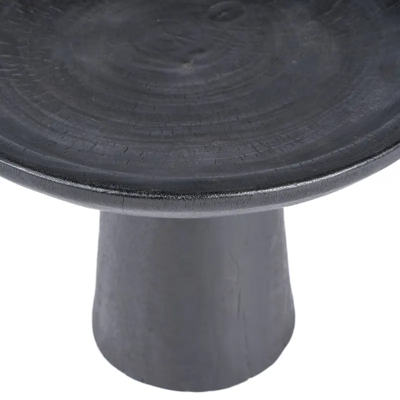 The Bali Dulang Serviergeschirr aus Mangoholz von Bazar Bizar, Größe 35 × 35 × 26 cm, Schwarz, Ansicht 9