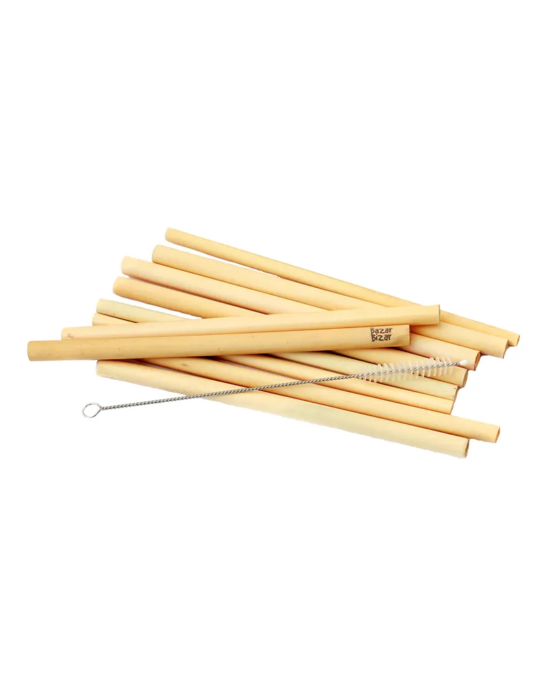 The Bamboo Straws Bambus-Trinkhalme