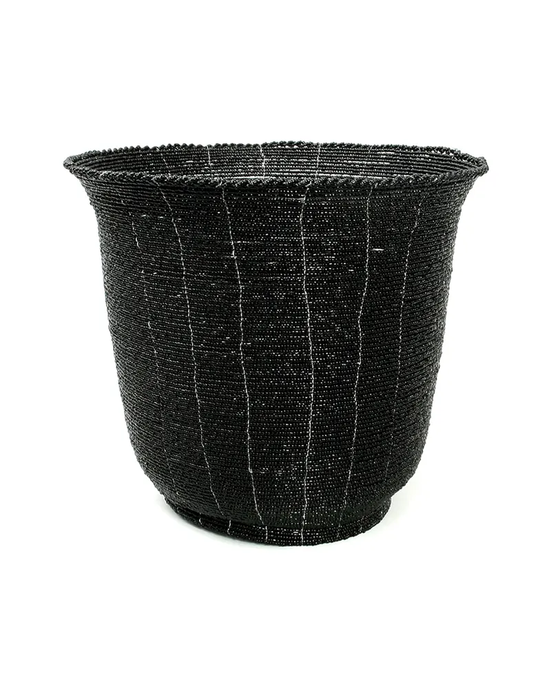 The Beaded Bowl High Dekoschale aus Perlen