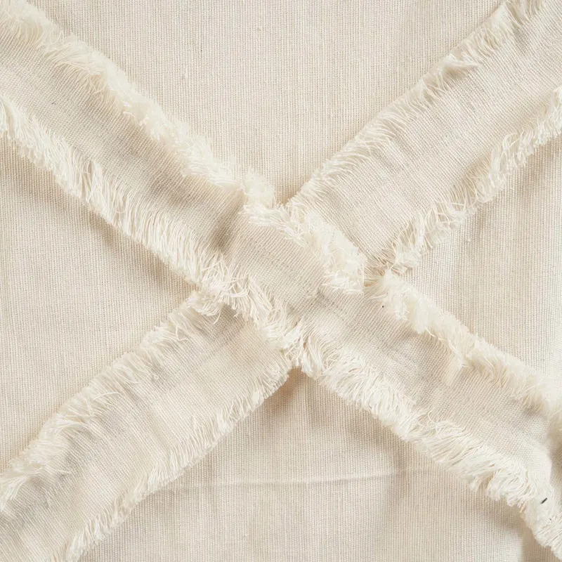 The Berber Bed Throw Baumwollplaid von Bazar Bizar, Größe 300 × 240 cm, Natur, Ansicht 6