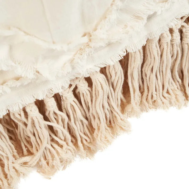 The Berber Bed Throw Baumwollplaid von Bazar Bizar, Größe 300 × 240 cm, Natur, Ansicht 9