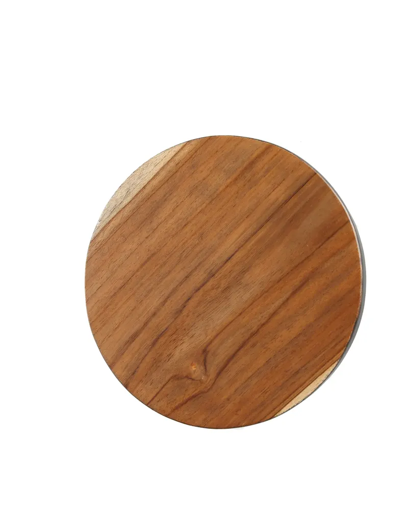 The Bondi Cake Stand Kuchenständer aus Teakholz von Bazar Bizar, Größe M, Natur / Schwarz, Ansicht 4
