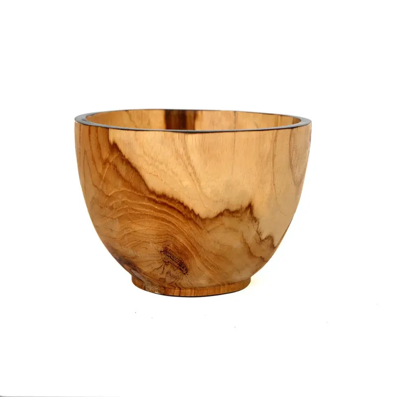 The Bondi Candy Bowl Teakholzschale von Bazar Bizar, Größe 15 × 15 × 10 cm, Natur / Schwarz, Ansicht 8