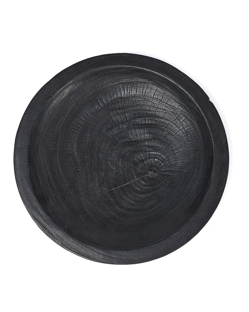 The Bowlzilla Plate Holzteller in Schwarz von Bazar Bizar, Größe XL, Ansicht 7