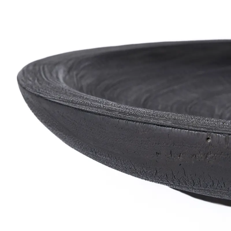 The Bowlzilla Plate Holzteller in Schwarz von Bazar Bizar, Größe XL, Ansicht 8