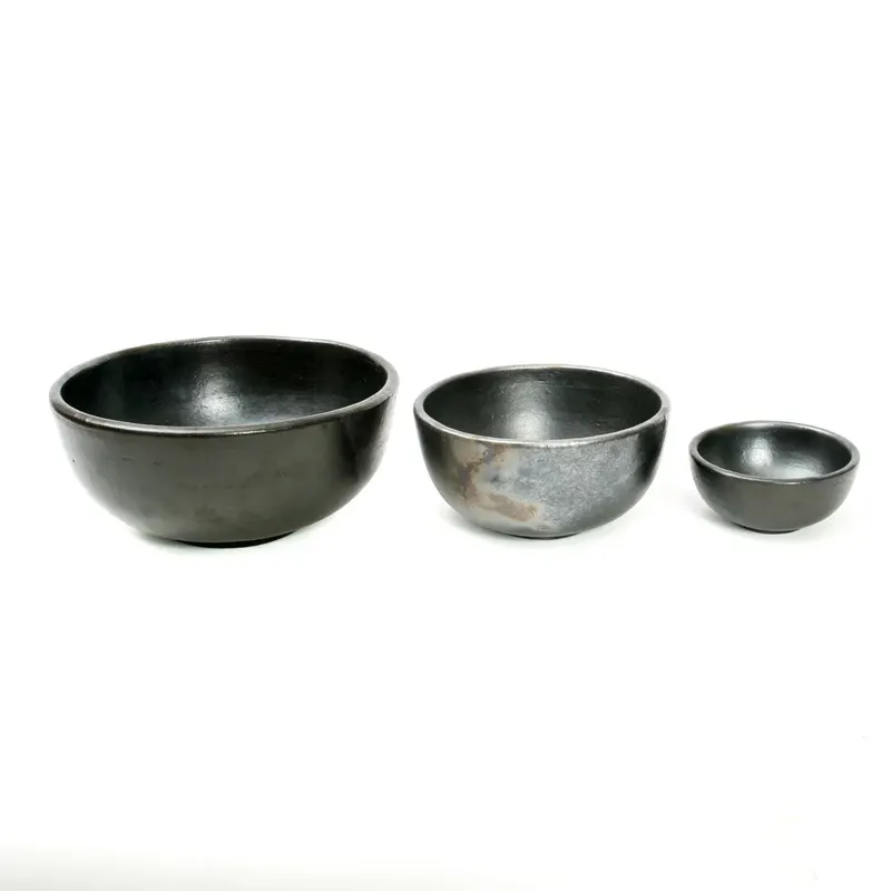 The Burned Bowl schwarze Schale von Bazar Bizar, Größe L, Ansicht 4
