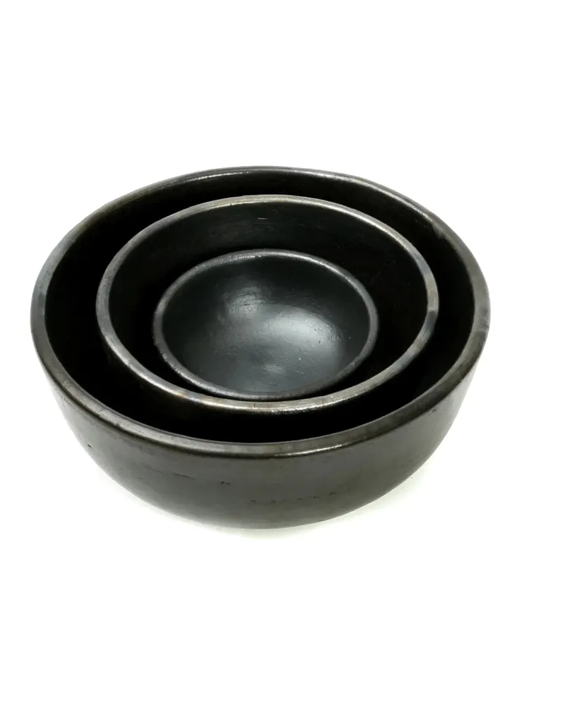 The Burned Bowl schwarze Schale von Bazar Bizar, Größe S, Ansicht 3