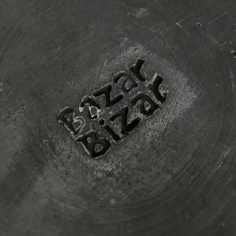 The Burned Classic Plate Teller von Bazar Bizar, Größe M, Schwarz, Ansicht 5
