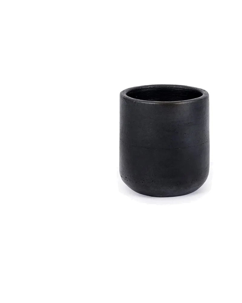 The Burned Cup Tasse aus schwarzer Terrakotta