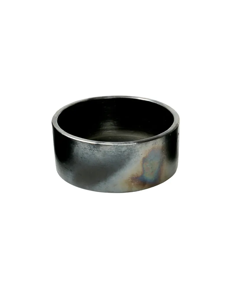 The Burned Cylinder Dish Servierschale in Schwarz