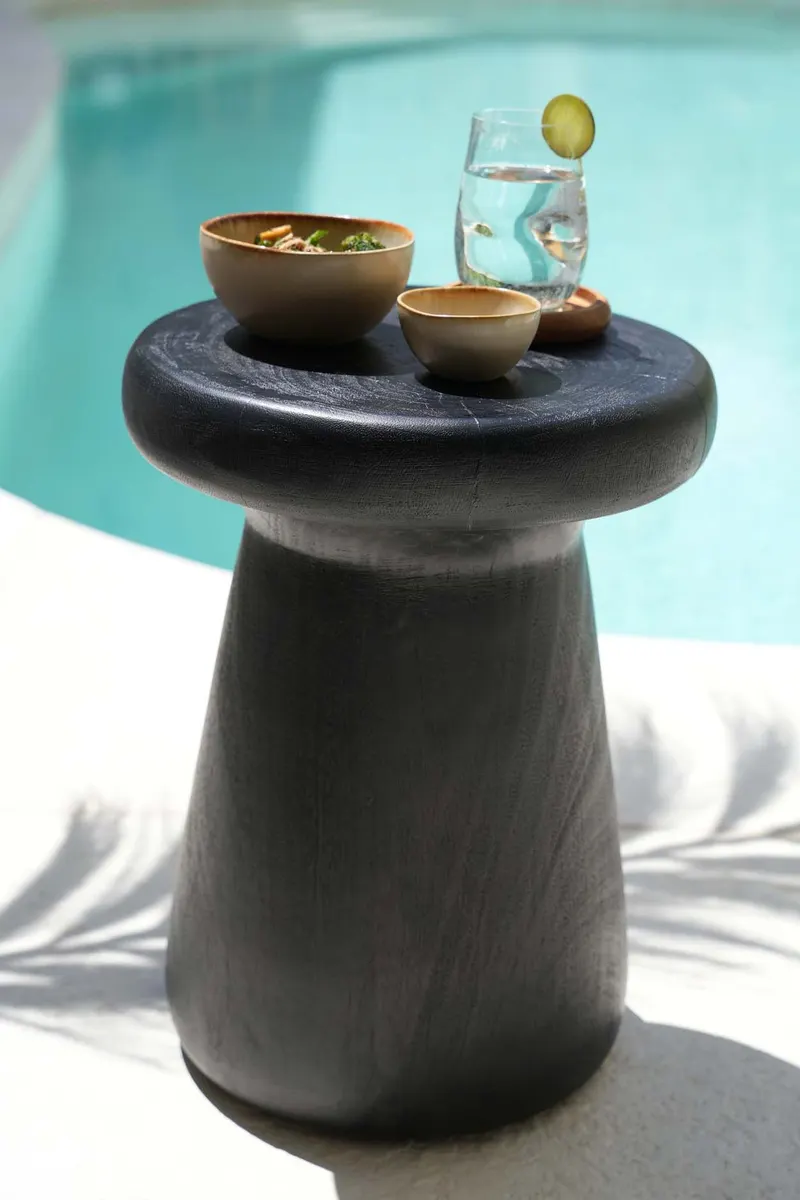 The Cascais Bowl Schale von Bazar Bizar, Größe M, Weiß mit Goldakzent, Ansicht 3