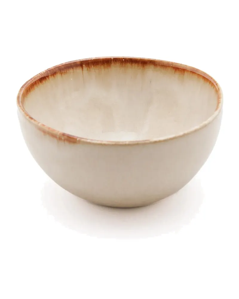 The Cascais Cereal Bowl, Schüssel aus Steinzeug von Bazar Bizar, Größe M, Weiß, Ansicht 5