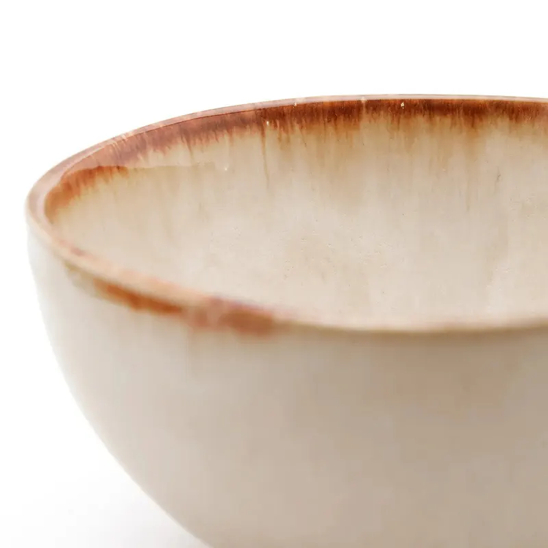 The Cascais Cereal Bowl, Schüssel aus Steinzeug von Bazar Bizar, Größe M, Weiß, Ansicht 6