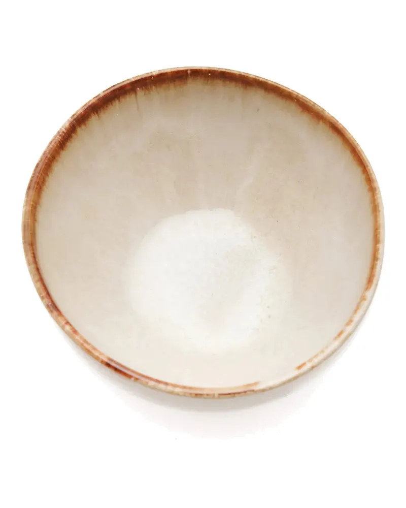 The Cascais Cereal Bowl, Schüssel aus Steinzeug von Bazar Bizar, Größe M, Weiß, Ansicht 7