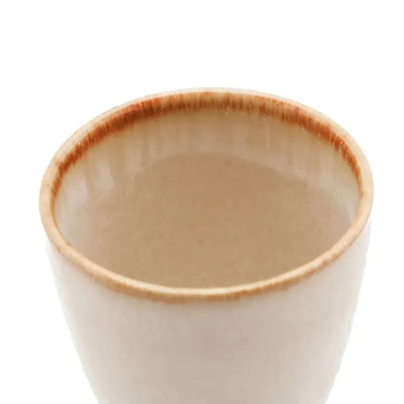 The Cascais Cup Tasse aus Steinzeug von Bazar Bizar, Größe 9 × 10 × 10 cm, Weiß, Ansicht 6