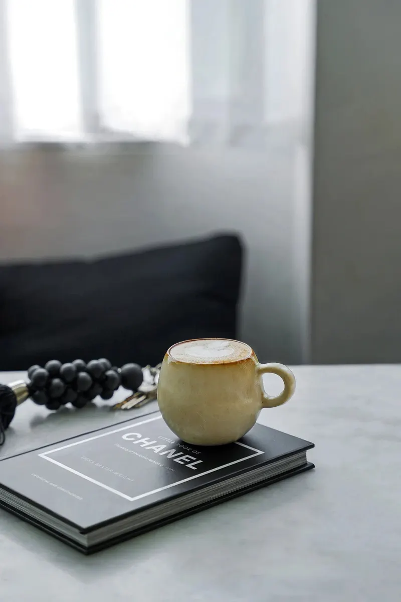 The Cascais Espresso Cup Steinzeug-Espressotasse, weiß von Bazar Bizar, Größe S, Ansicht 3