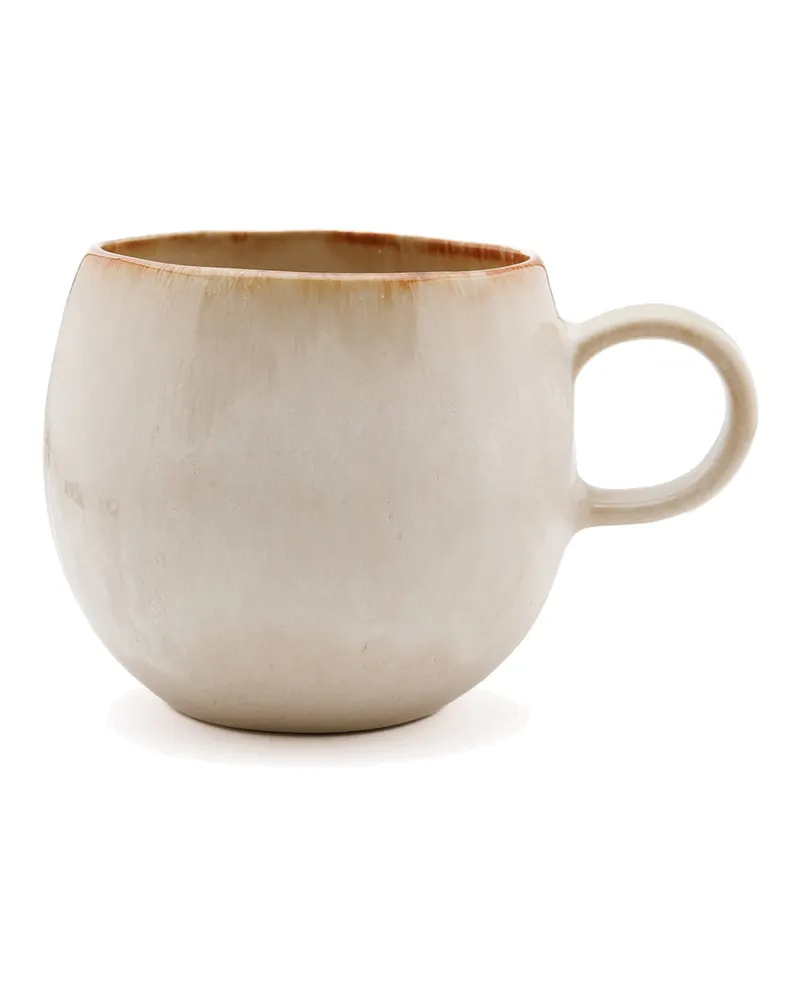 The Cascais Mug Tasse von Bazar Bizar, Größe L, Weiß mit Goldakzent, Ansicht 7