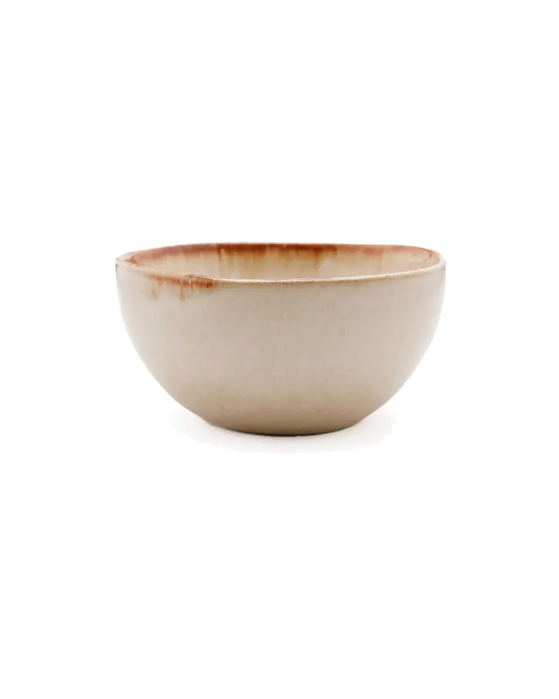 The Cascais Sauce Bowl Schale aus Steinzeug, Weiß