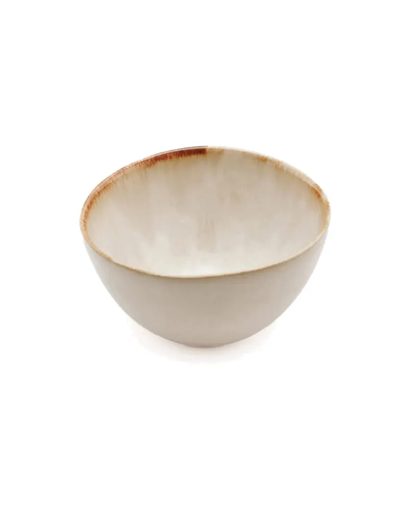 The Cascais Sauce Bowl Schale aus Steinzeug von Bazar Bizar, Größe S, Weiß, Ansicht 5