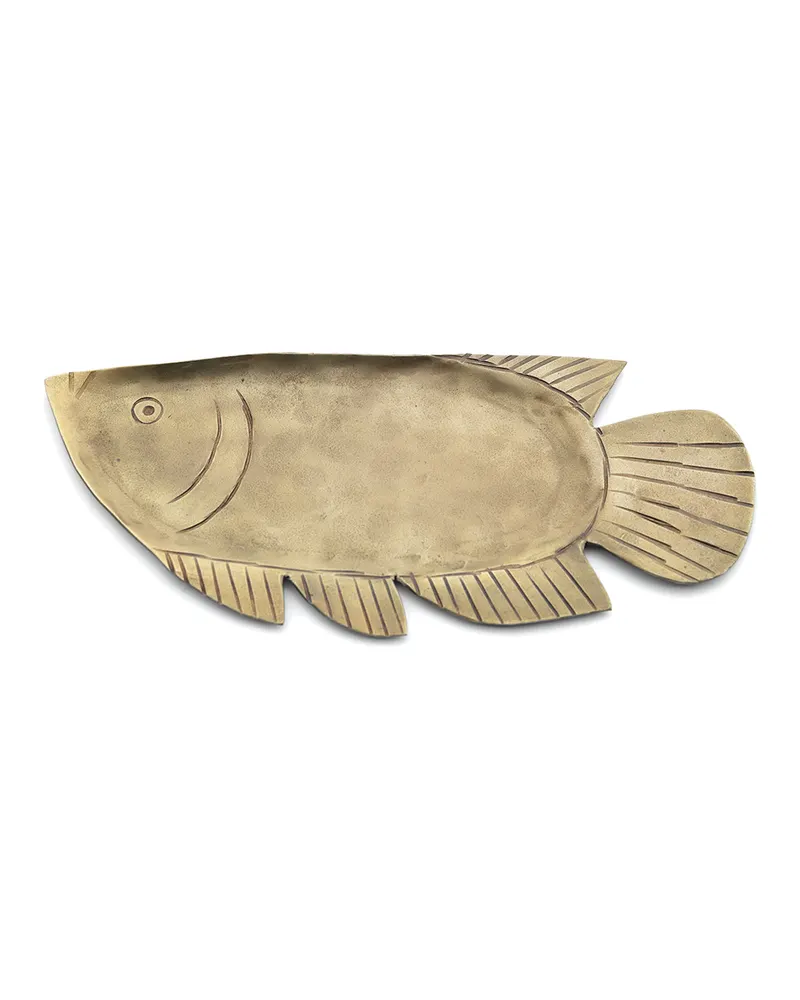 The Catch of the Tray Serviertablett aus Messing
