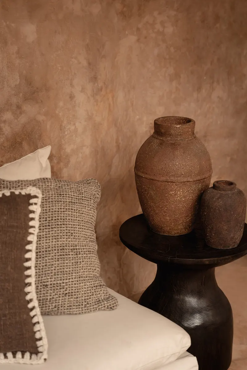 The Clay Echo Vase Terrakotta-Vase von Bazar Bizar, Größe S, Burgunderrot, Ansicht 3