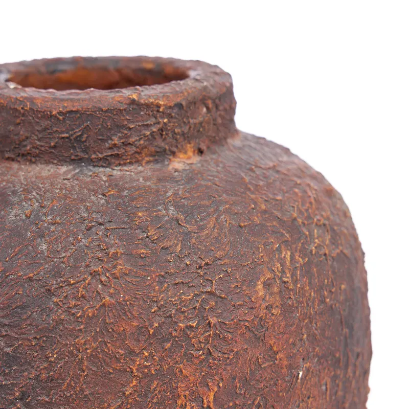 The Clay Echo Vase Terrakotta-Vase von Bazar Bizar, Größe S, Burgunderrot, Ansicht 7
