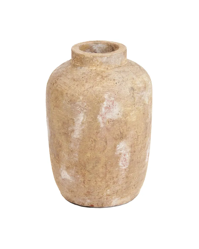 The Clay Echo Vase Terrakotta-Vase von Bazar Bizar, Größe M, Creme, Ansicht 14