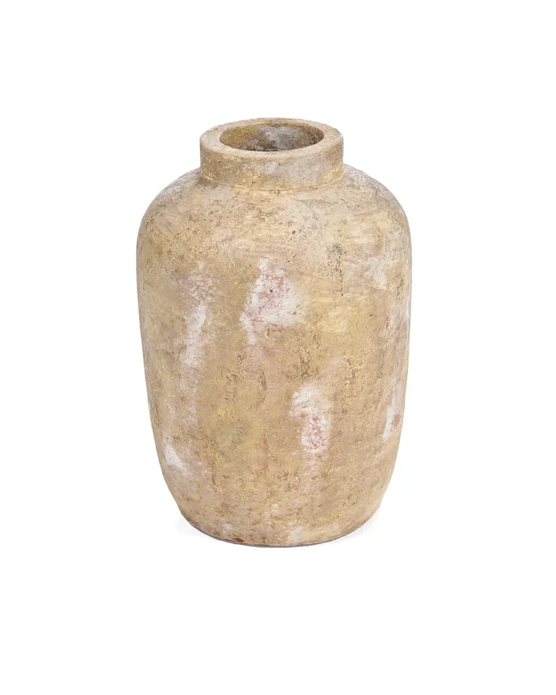 The Clay Echo Vase Terrakotta-Vase von Bazar Bizar, Größe M, Creme, Ansicht 6