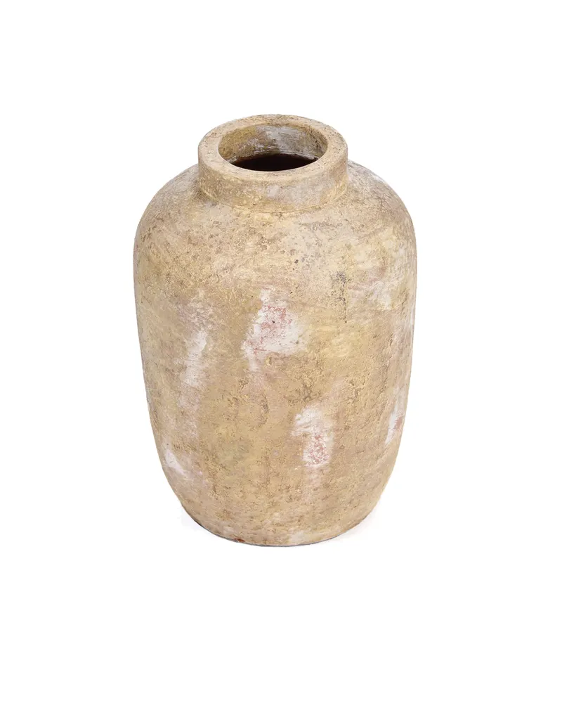 The Clay Echo Vase Terrakotta-Vase von Bazar Bizar, Größe M, Creme, Ansicht 7