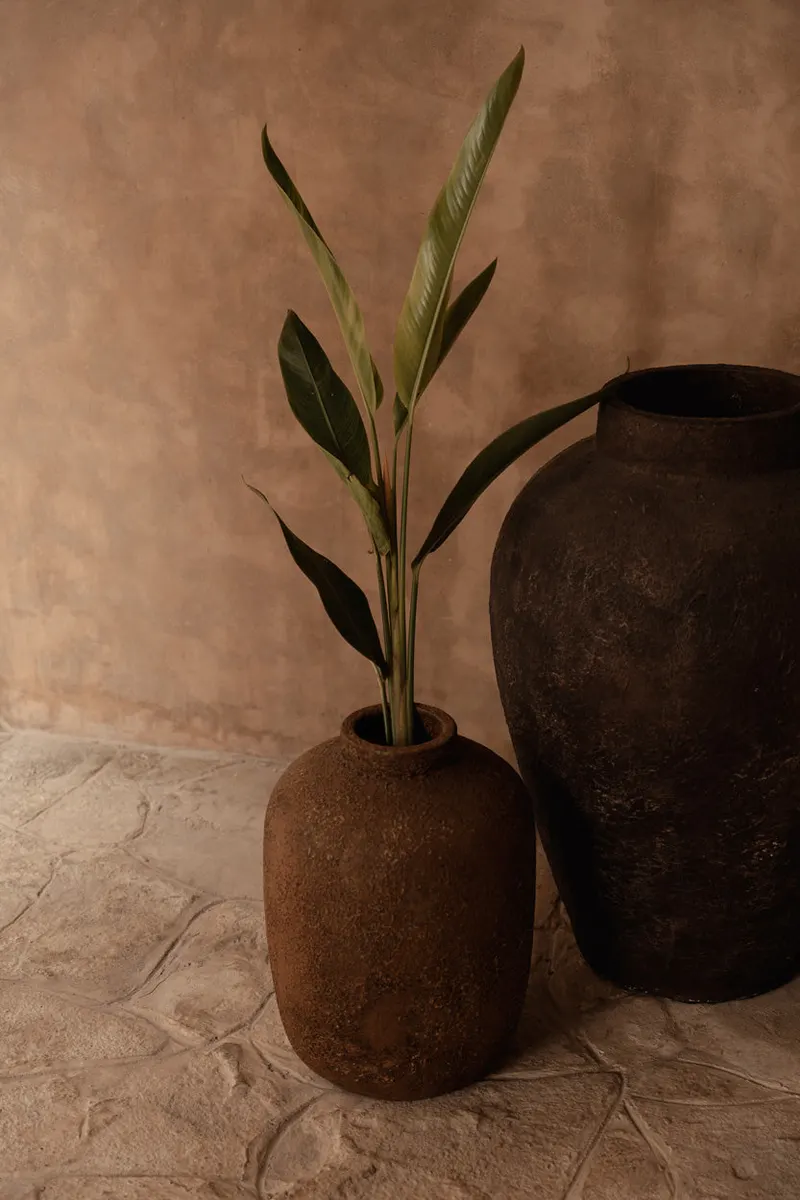 The Clay Echo Vase Terrakotta-Vase von Bazar Bizar, Größe L, Ansicht 2