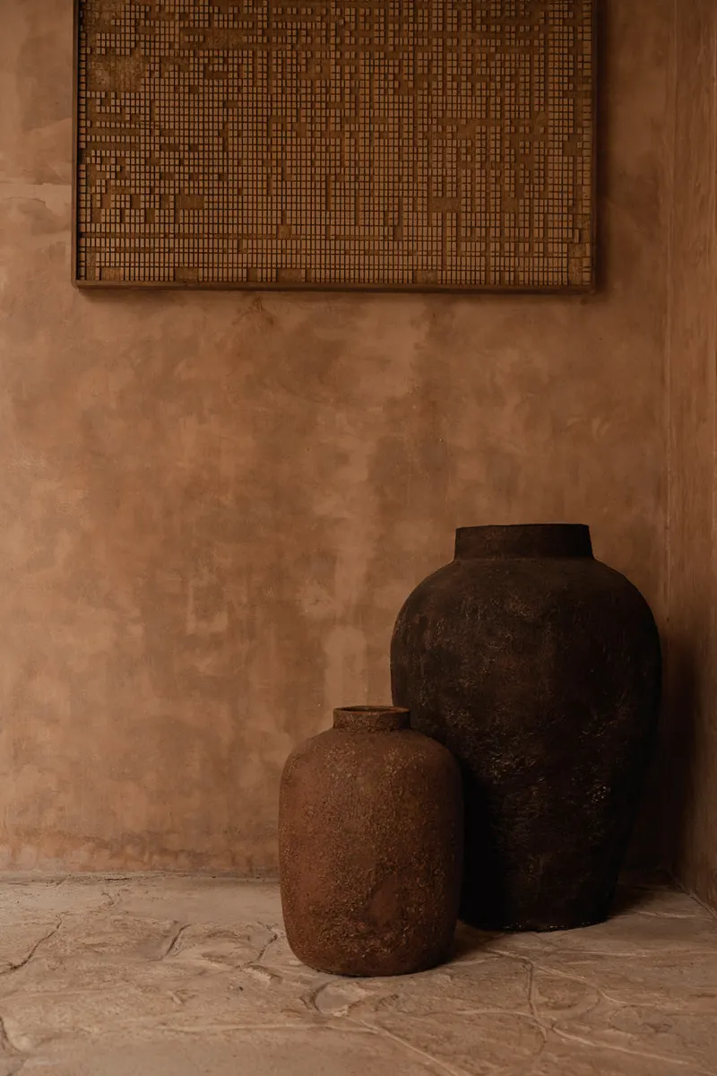 The Clay Echo Vase Terrakotta-Vase von Bazar Bizar, Größe L, Ansicht 8