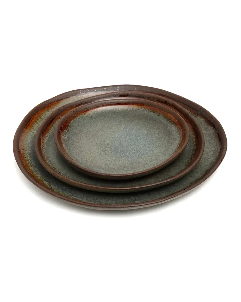 The Côa Dinner Plate Steinzeugteller von Bazar Bizar, Größe 28 × 28 × 2 cm, Mehrfarbig, Ansicht 4