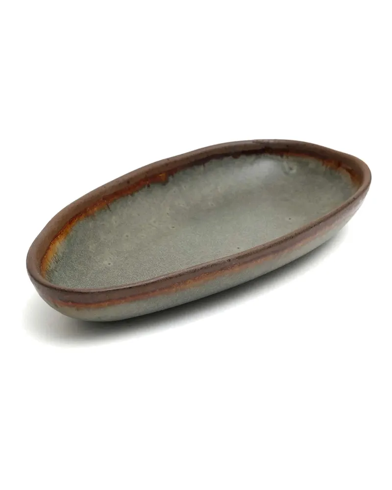 The Côa Serving Platter, Servierplatte aus Steinzeug von Bazar Bizar, Größe M, Mehrfarbig, Ansicht 4