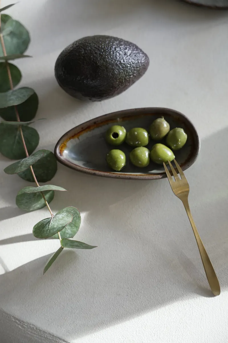 The Côa Serving Platter, Servierplatte aus Steinzeug von Bazar Bizar, Größe S, Mehrfarbig, Ansicht 2