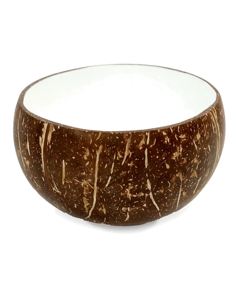 The Coco Food Bowl Schale, Natur / Weiß