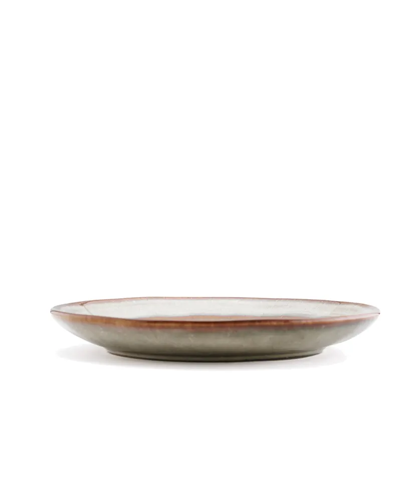 The Comporta Appetizer Plate Keramikteller von Bazar Bizar, Größe 17 × 17 × 3 cm, Mehrfarbig, Ansicht 4