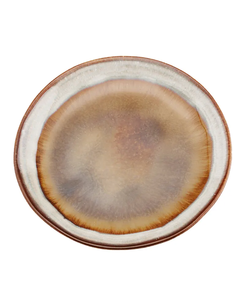 The Comporta Appetizer Plate Keramikteller von Bazar Bizar, Größe 17 × 17 × 3 cm, Mehrfarbig, Ansicht 7