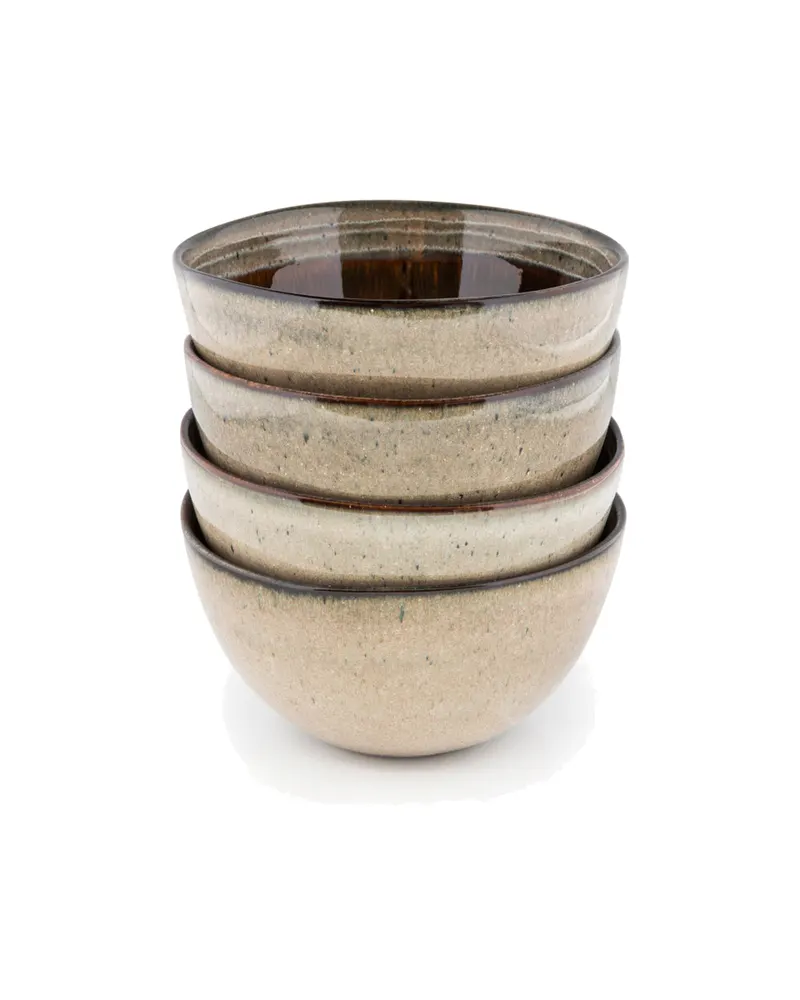 The Comporta Cereal Bowl Schüssel aus Steinzeug von Bazar Bizar, Größe M, Mehrfarbig, Ansicht 4