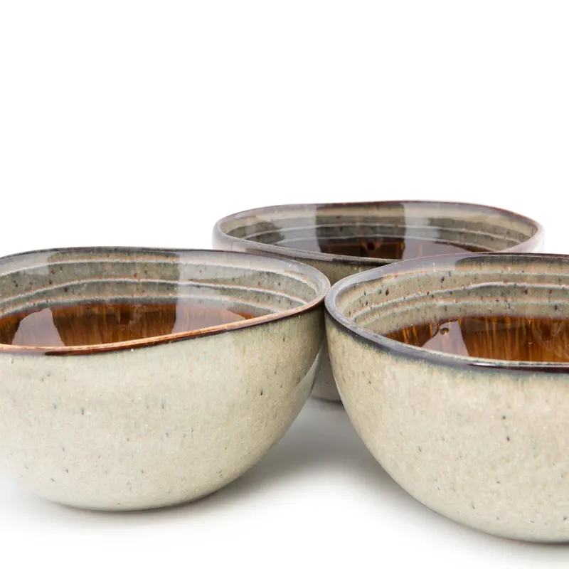 The Comporta Cereal Bowl Schüssel aus Steinzeug von Bazar Bizar, Größe M, Mehrfarbig, Ansicht 5
