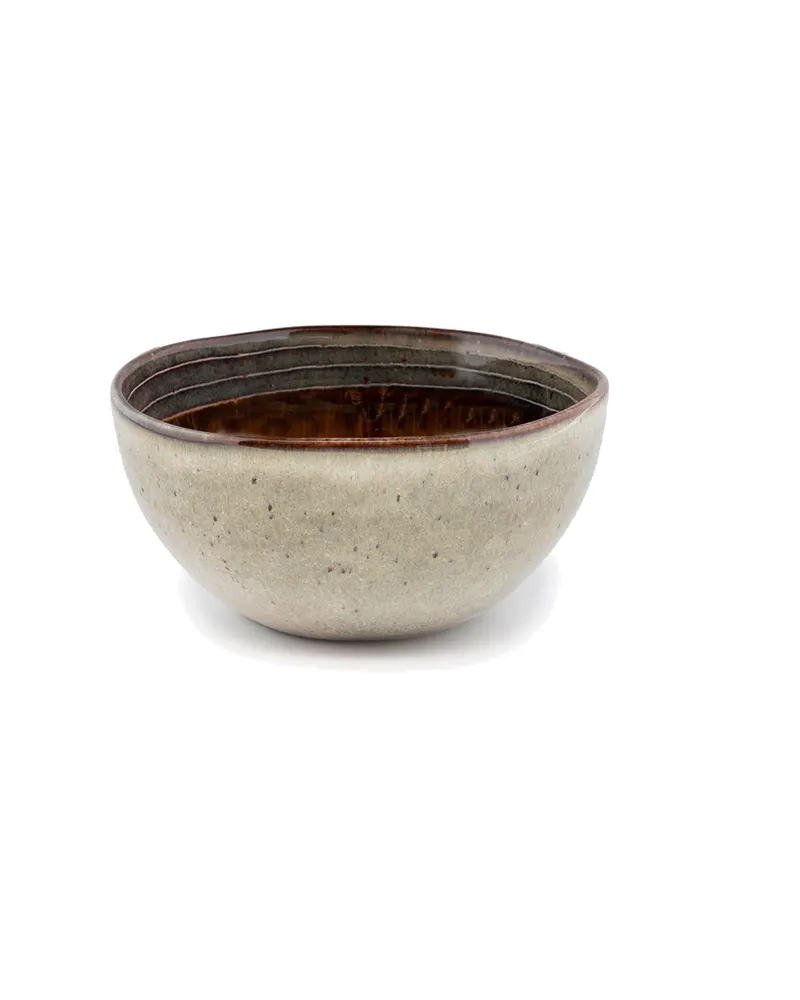 The Comporta Cereal Bowl Schüssel aus Steinzeug von Bazar Bizar, Größe S, Mehrfarbig, Ansicht 1